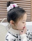 Fashion Zong Cyan Rabbit Ears Woolen Knitted Rabbit Ears Hit Color Childrens Large Intestine Loop Hair Rope
