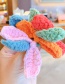 Fashion Red Bunny Ears Knitted Childrens Hair Rope