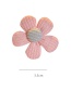 Fashion Grey Plaid Flowers Flower Lattice Fabric Alloy Childrens Hairpin