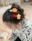 Fashion Yellow Flowers + Orange Flowers [2-piece Set] Wool Flower Knitted Hit Color Hairpin