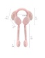 Fashion Pink Moving Rabbit Ears Plus Velvet Earmuffs For Children