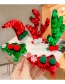 Fashion Green Horns [1 Pair] Three-dimensional Christmas Antlers Christmas Tree Sequins Childrens Hairpin