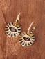 Fashion Ring Eyes Diamond Open Ring Earrings Necklace