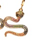 Fashion Ring Diamond Cobra Pendant Necklace Earrings Ring Set
