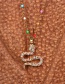 Fashion Ring Crystal Diamond Cobra Pendant Necklace Earrings Ring