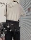 Fashion Black Without Pendant Letter Mortise Lock Crossbody Shoulder Bag