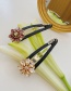 Fashion Color Diamond-studded Alloy Hollow Hairpin