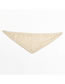 Fashion Light Brown Dirty Dirty Embroidered Triangle Scarf