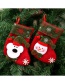 Fashion Bear Christmas Print Stitching Elderly Elk Christmas Socks
