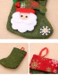 Fashion Snowman Christmas Print Stitching Elderly Elk Christmas Socks