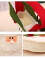 Fashion Snowman Santa Claus Non Woven Christmas Apple Gift Bag