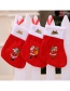 Fashion Red Non-woven Stitching Contrast Color Christmas Socks