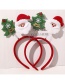 Fashion Gold Color Snowflake Hat Santa Headband Christmas Christmas Snowman Antlers Hat Headband Eyes