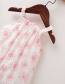 Fashion Pink Sun Print Sling Baby Boxer Romper