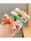 Fashion 1 Pair Of Orange Flowers Flower Bow Contrast Color Children S Hair Rope