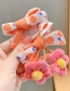 Fashion 1 Pair Of Orange Bows Flower Bow Contrast Color Children S Hair Rope