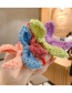 Fashion Purple+blue Yarn Bow Contrast Color Children S Hair Rope