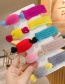 Fashion Yellow-green Hairpin Knitted Woolen Hat Letter Children S Hair Rope Hairpin