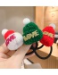 Fashion Red Candy Hairpin Knitted Woolen Hat Letter Children S Hair Rope Hairpin