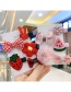 Fashion Blue Cherry [5 Piece Set] Children S Hairpin With Cloth-wrapped Fruit And Flower Lattice