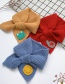 Fashion Frog【light Coffee Color】 Animal Bowknot Children S Knitted Wool Scarf