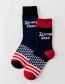 Fashion Red American Flag Striped Cotton Sports Socks