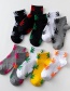 Fashion Gray Background Couples Cotton Maple Leaf Invisible Socks