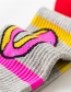 Fashion Red Donuts Hit Color Mid-tube Cotton Sports Socks