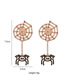 Fashion Spider Spider Insect Diamond Alloy Hollow Earrings