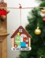 Fashion Type B Survivor Pendant With Light Christmas Pendant Face Mask Old Wooden Christmas Tree Ornaments With Lights (live)