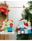 Fashion Type B Survivor Pendant Christmas Greetings For A Family Wooden Pendant