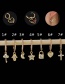 Fashion 7#gold Color Copper Inlaid Zircon Cross Earrings (1pcs)