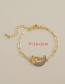 Fashion 6#gold Color Copper Inlaid Zircon Crescent Tree Of Life Bracelet