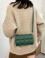 Fashion Light Brown Woven Flap Solid Color Crossbody Shoulder Bag