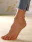 Fashion Round Beads Butterfly Star Devil Eye Alloy Anklet