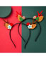 Fashion Small House Christmas Series Flannel Simulation Antlers Christmas Tree Headband