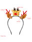 Fashion Snowman Christmas Series Resin Bear Flannel Antler Snowman Headband