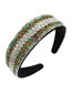 Fashion Color Diamond-studded Fabric Broad-brimmed Headband