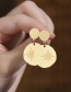 Fashion Eight-pointed Star Earrings Round Eight-pointed Star Irregular Earrings