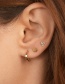Fashion Set Of 3 Diamond Geometric Alloy Earring Set