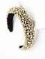 Fashion Golden Rhinestone-studded Geometric Sponge Broad-edged Headband