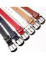 Fashion Red Japanese Buckle Alloy Jeans Dress Belt