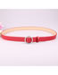 Fashion Camel Thin Belt For Jeans Without Holes