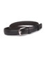 Fashion Black 100cm Pin Buckle Imitation Leather Japanese Buckle Thin Belt