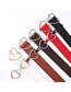 Fashion Brown Love Pin Buckle Pendant Alloy Imitation Leather Belt