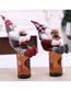 Fashion Red Old Man Christmas Items Santa Claus Holding Red Wine Set