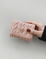 Fashion Pink Embroidered Antler Short Wallet