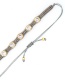 Fashion Tassel Grey Hand-woven Rice Beads Love Diamond Bracelet