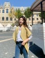 Fashion Beige Pure Color Knotted Shawl Knitted Scarf