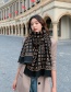 Fashion Black And White Cashmere Shawl Letter Scarf